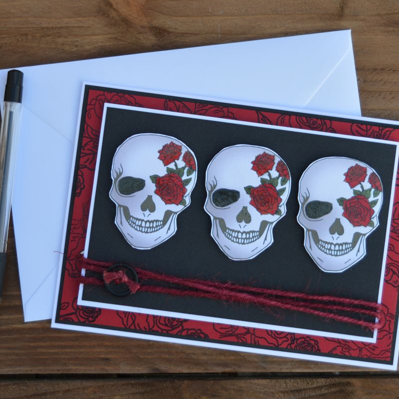 Skull Greetings Card