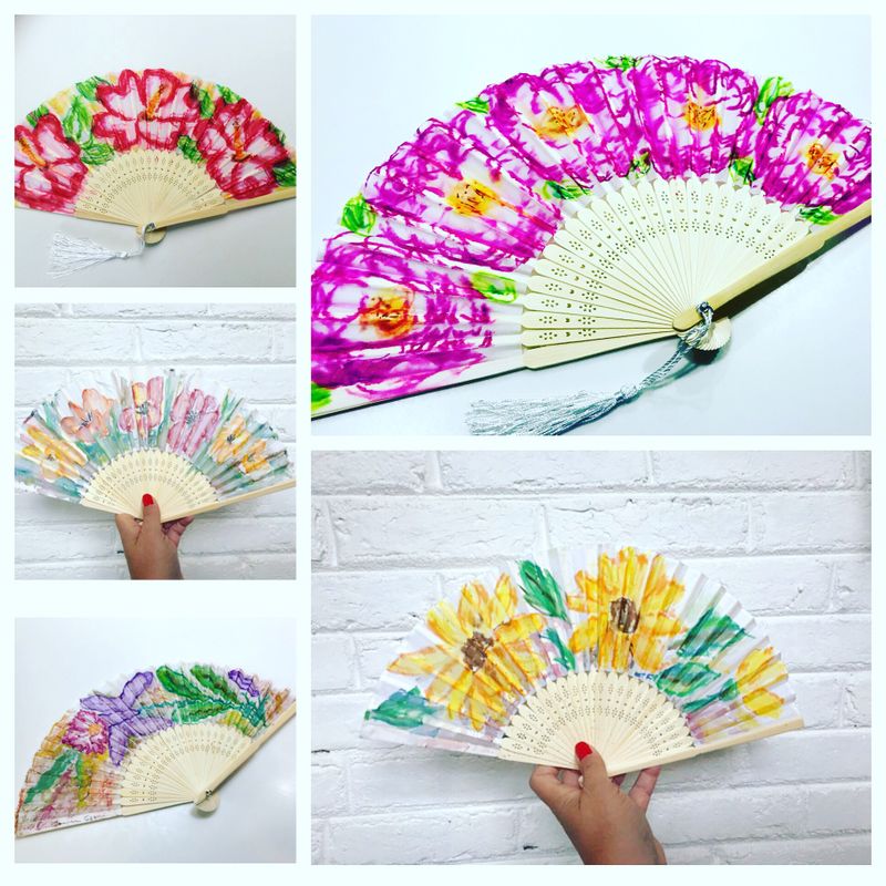 Flower Hand Fans