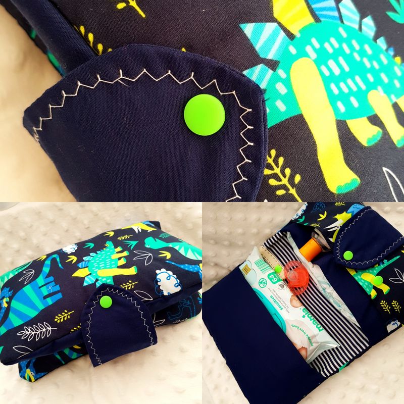 Dinosaur Nappy Bag / Wallet