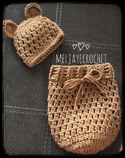 Newborn Hat and Swaddle