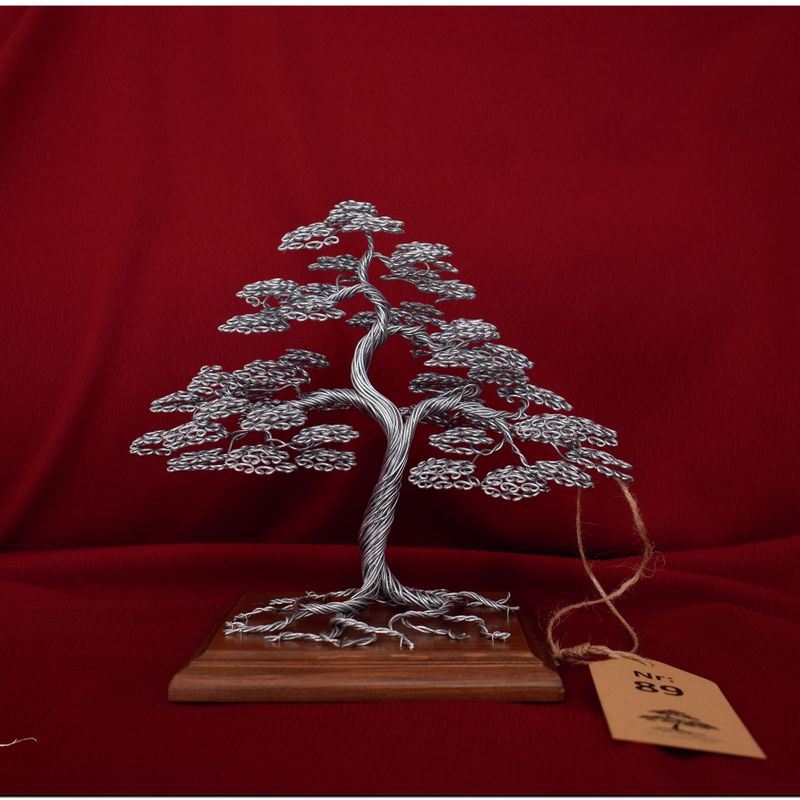 Wire bonsai tree