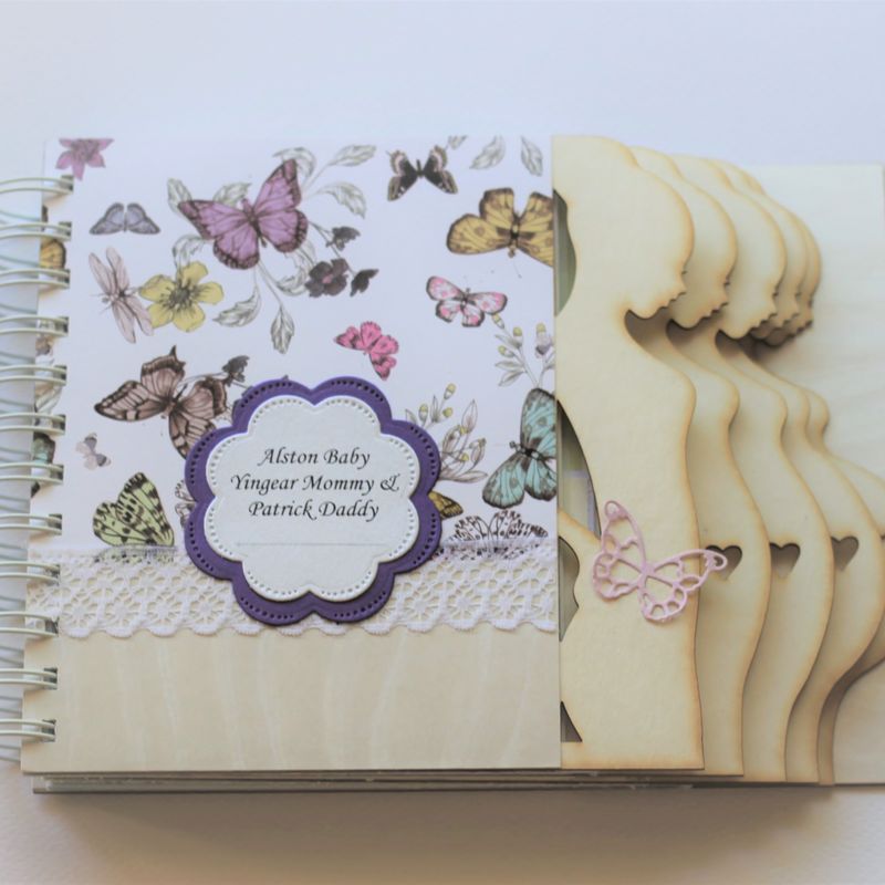 Handmade pregnancy journal