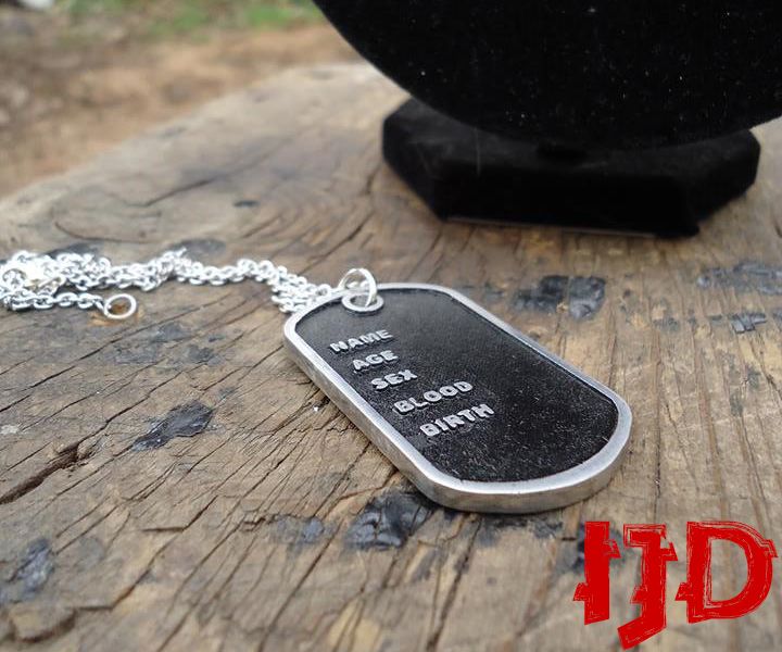Dog Tag - Dog Tags Pendant - Dog Tags for Men - Dog Tag Necklace - Dog Tag Pendant - Silver Dog Tag - Men Jewelry - Men Necklace