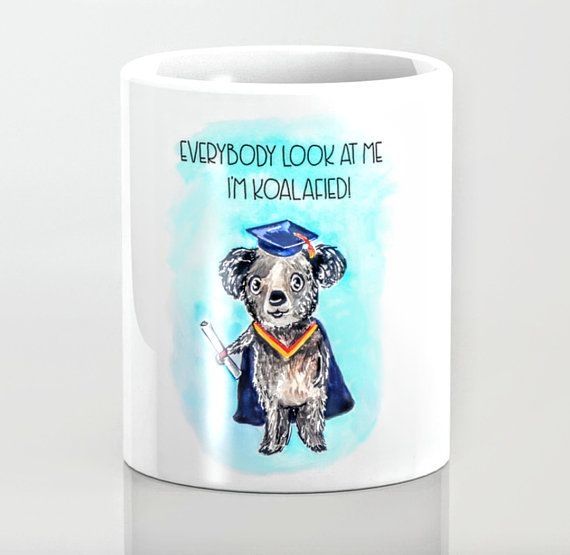 Koala graduation mug