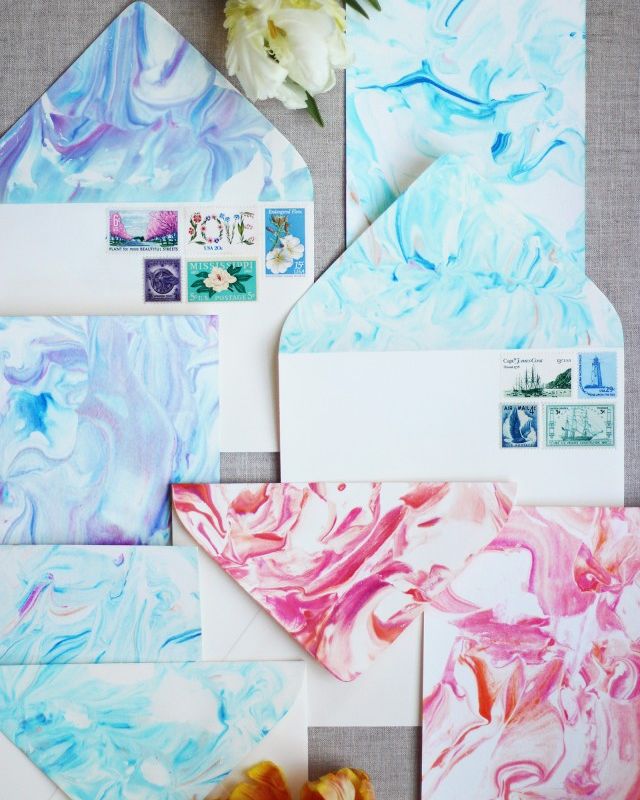 DIY Paper Marbling