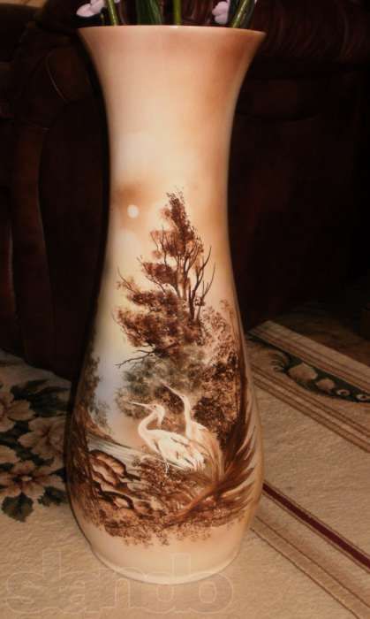 A floor standing vase "Woods"