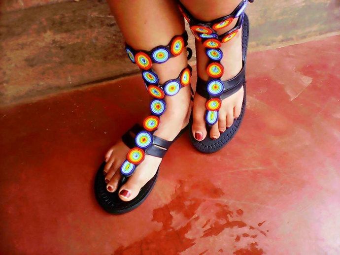 Sexy Kenyan Gladiator Sandals