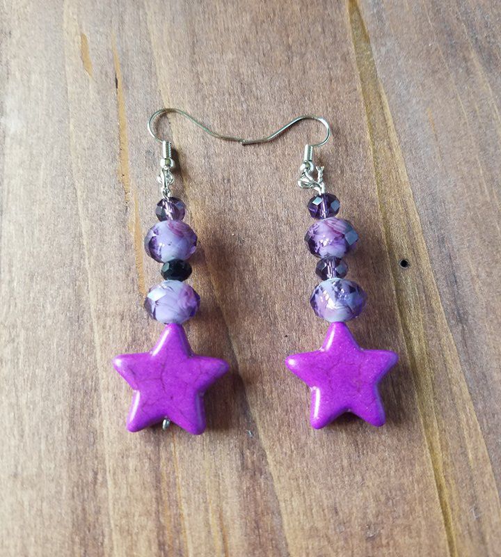 Sailor Saturn Earrings/Sailor Saturn Cosplay/Sailor Moon Earrings/Sailor Moon Jewelry/Sailormoon Jewelry/ Hotaru Tomoe Earrings