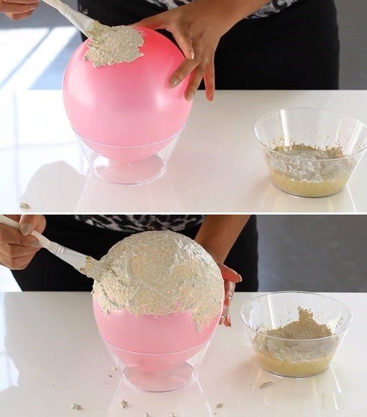 EASY HANDMADE GLITTER VASE
