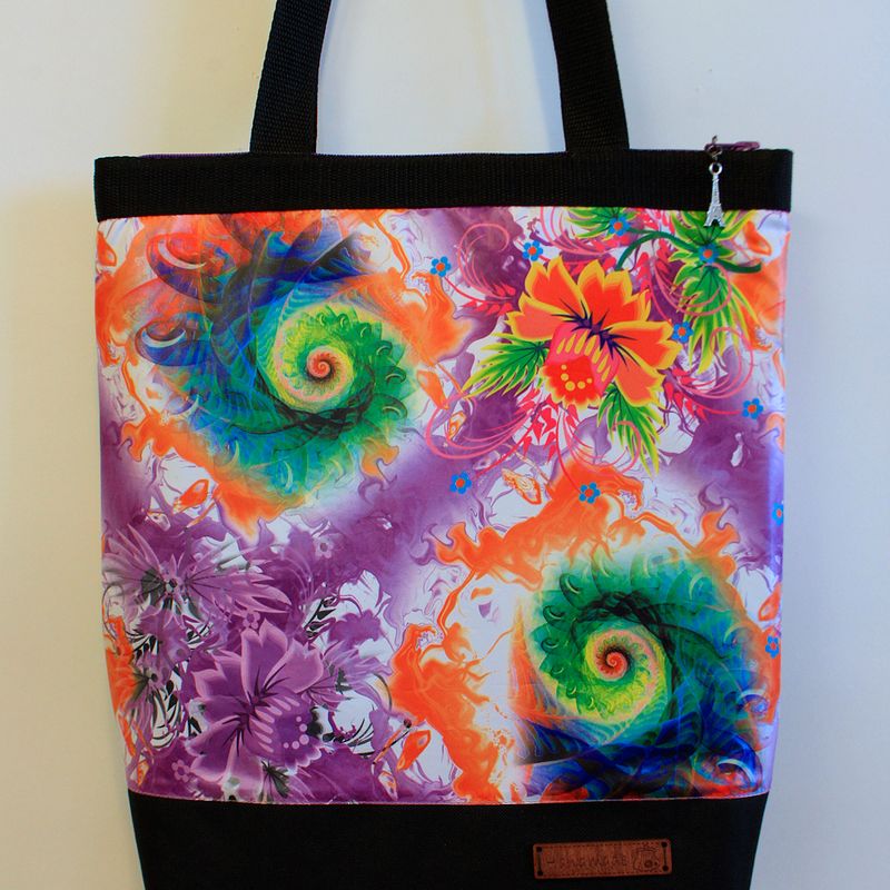 Textile shopping bag "Spring"