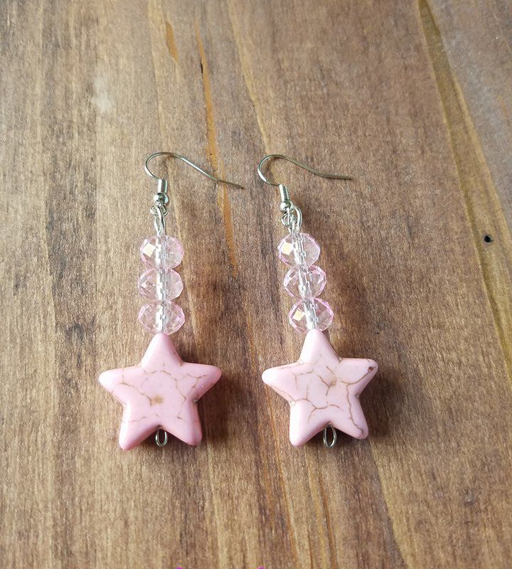 Chibi Moon Earrings/Pink Heart Earrings/Chibi Moon Costume/Chibi Usa Costume/Sailor Moon Jewelry/Sailormoon Jewelry/Geeky Gift/Gift For Her