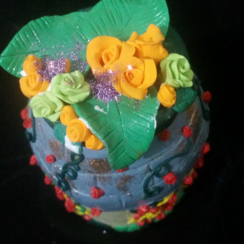 Beautiful handmade jar