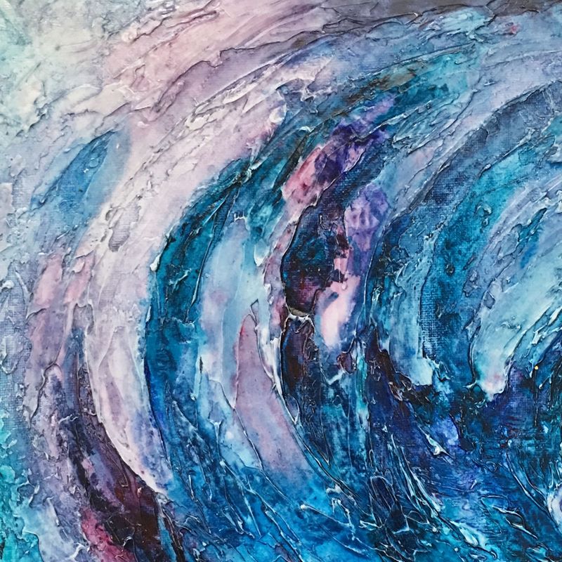 origina acrylic textured art