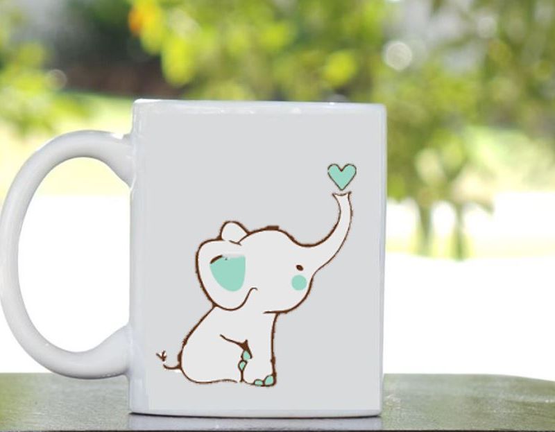 Cute Elephant Mug