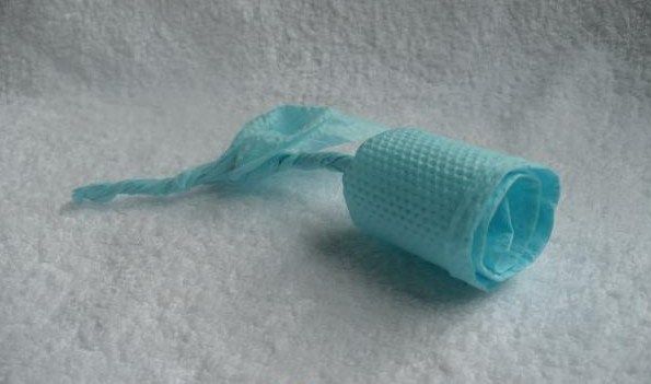 DIY flowers from napkins