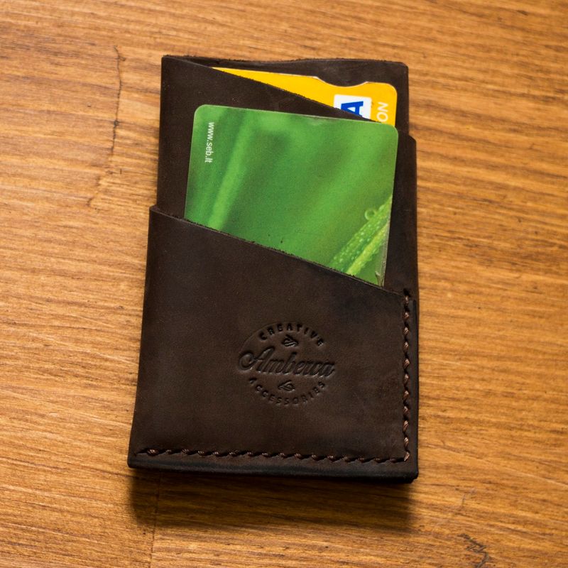 Leather Card Holder / Leather Card Wallet / Card Holder Wallet / Credit Card Holder / Outdoors gift/ Leather wallet