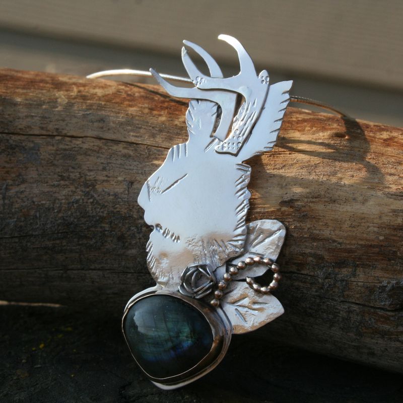 The "Jackalope" Pendant