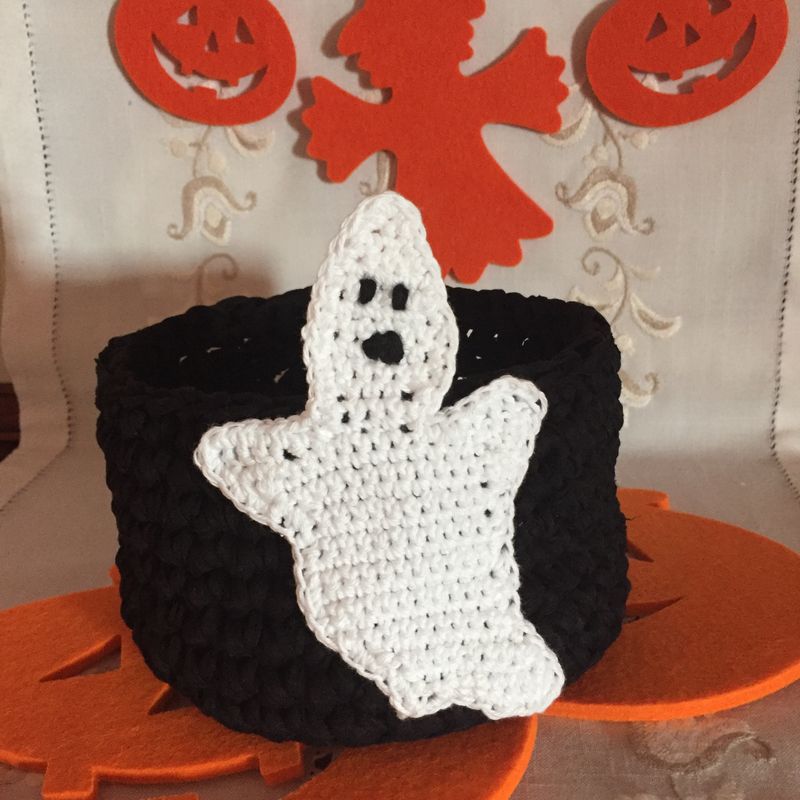 Halloween's Crochet Basket