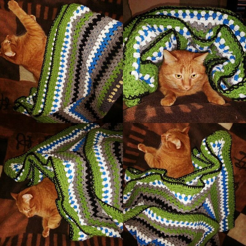 Handmade crocheted rugs