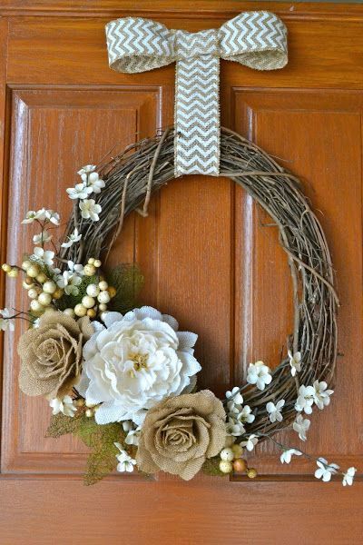DIY Spring wreath
