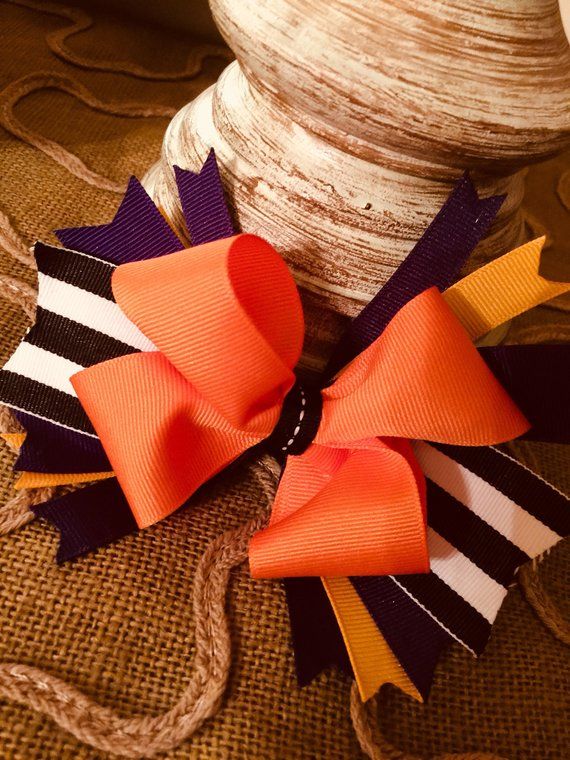 Boutique Hair Bow with Alligator Clip with Free Shipping