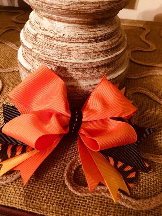 Boutique Hair Bow with Alligator Clip with Free Shipping