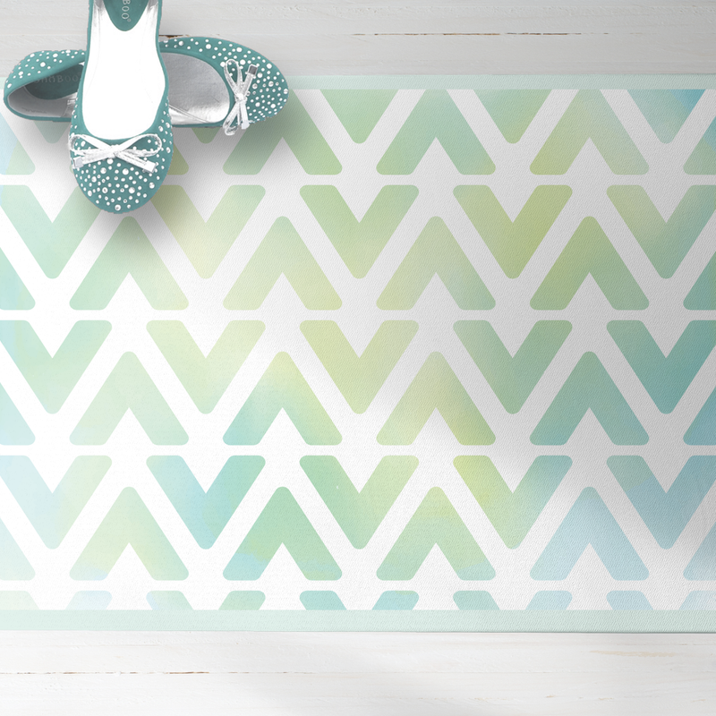 Lovely Green, PVC Carpet, Home Decor, Area Rug, Floor Rug, Linoleum Rug, Kitchen Rug, Colorful Rugs, New Home Gift, Home Design, Vinyl Rug