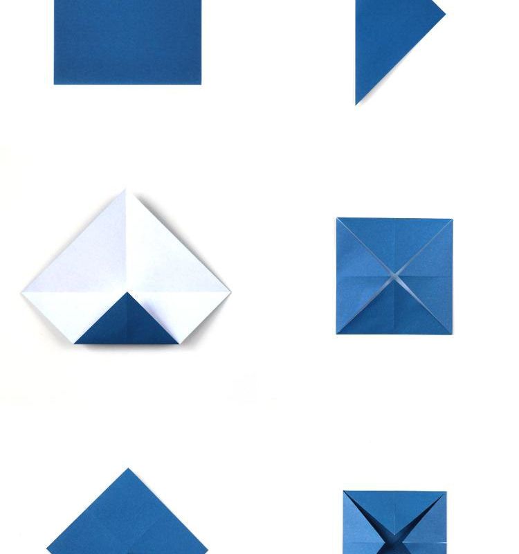 DIY: COLOURFUL PANEL IN ORIGAMI TECHNIQUE!