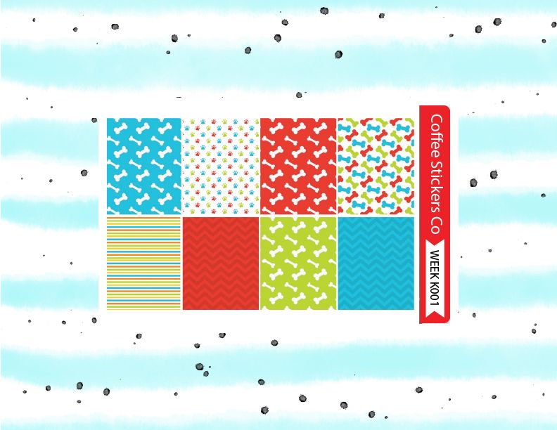 Dog Theme Weekly Mini Kit