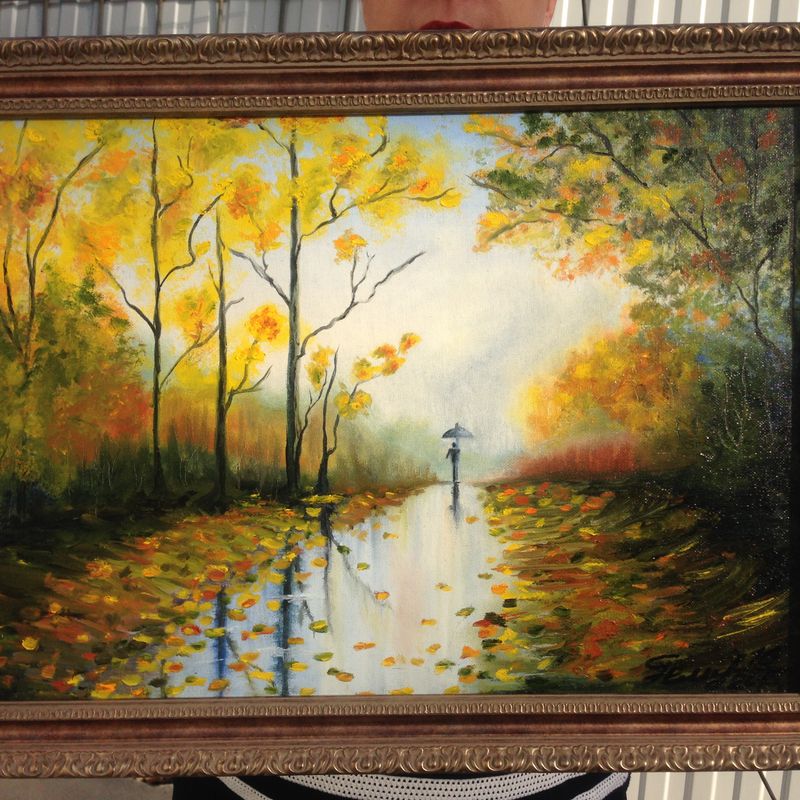 A painting "Golden autumn"