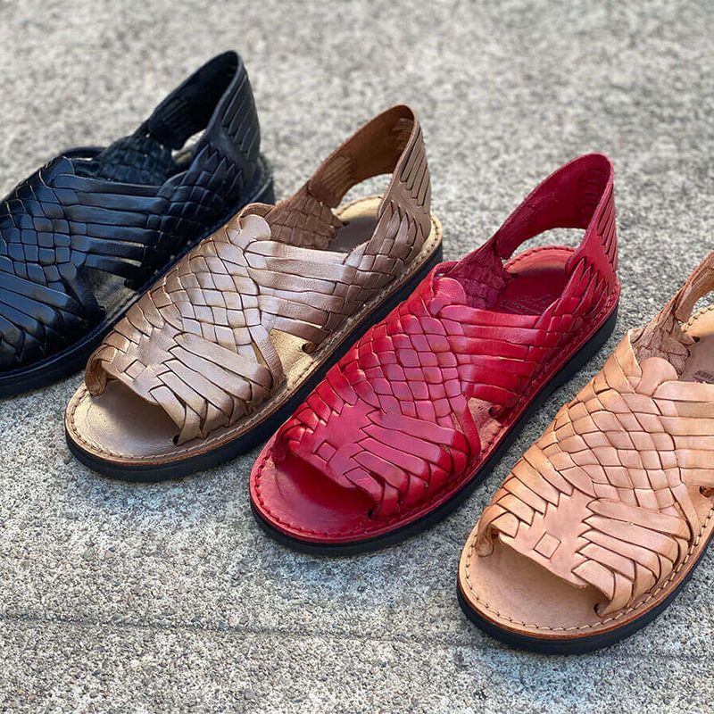 Women’s Classic Leather Huarache Sandals | Best-Selling Mexican Huaraches
