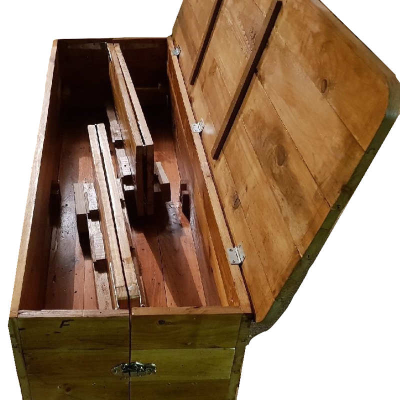 Space Saver Wooden Bed - Unique Furniture