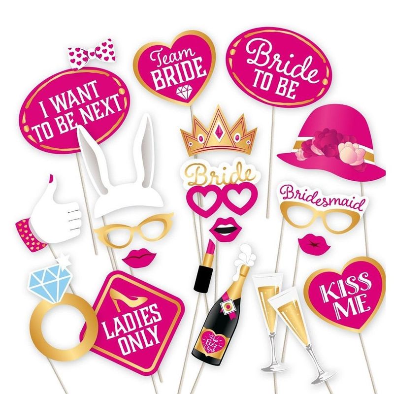 Hens Night Photo Props – 21 Piece Set | Pecka Products