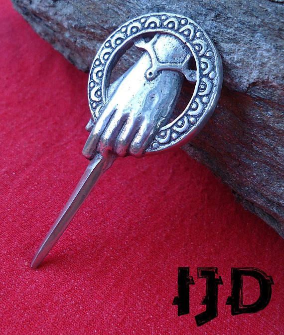 Hand Of The King Brooch - Game Of Thrones Jewelry - Game Of Thrones accesories - Medieval Accesories - Medieval Jewelry - Hand Of The King