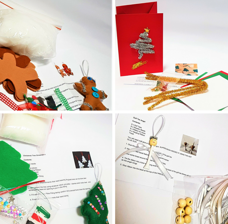 Christmas Craft DIY Packs - 12 Designs Available