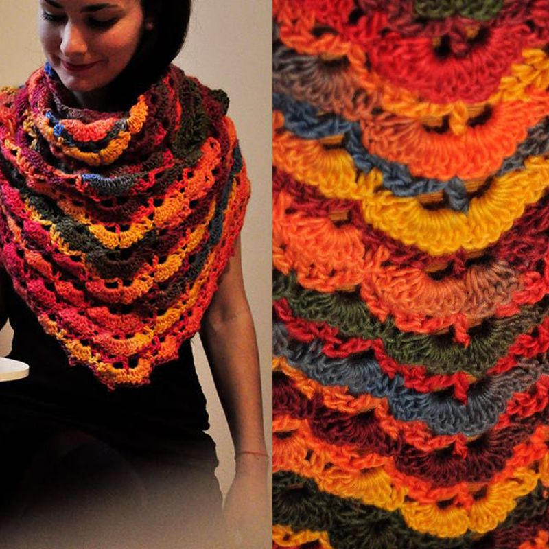 Crochet shawl