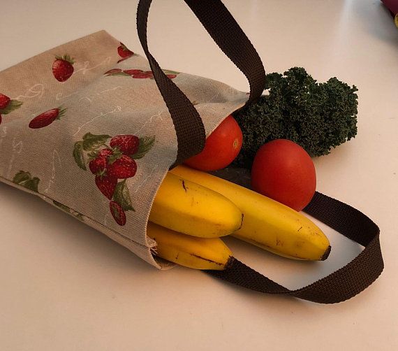 Personalized Strawberry Lunch Tote