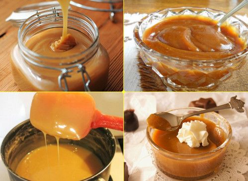 DIY salted caramel and custard
