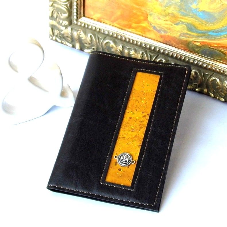 Vegan and Cork Leather Travel Wallet