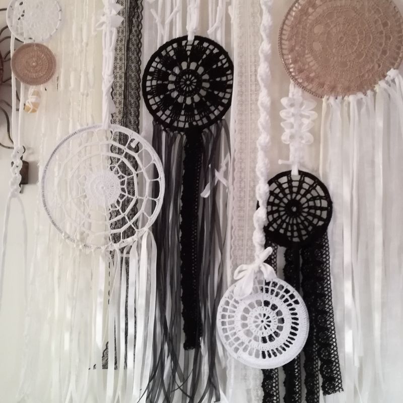 Decoração em Macramé e Crochê