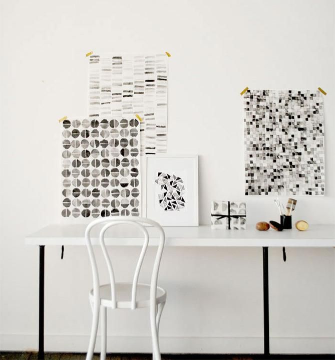 POTATO PRINT DECORATIONS!