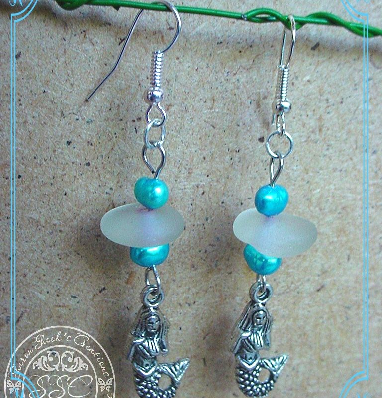 Sea Glass Siren Earrings