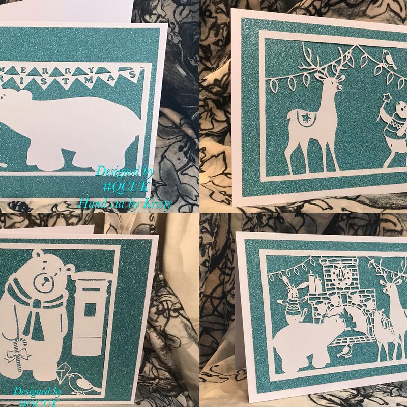 Bird and Bear's A6 Christmas Cards with envelopes