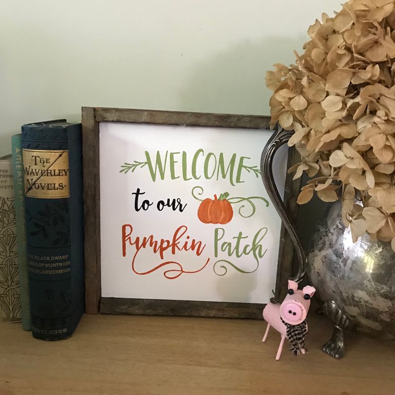 Welcome to our pumpkin patch sign | Fall Sign | Fall Wall Decor | Handmade wooden signs | Farmhouse | Pumpkin decor