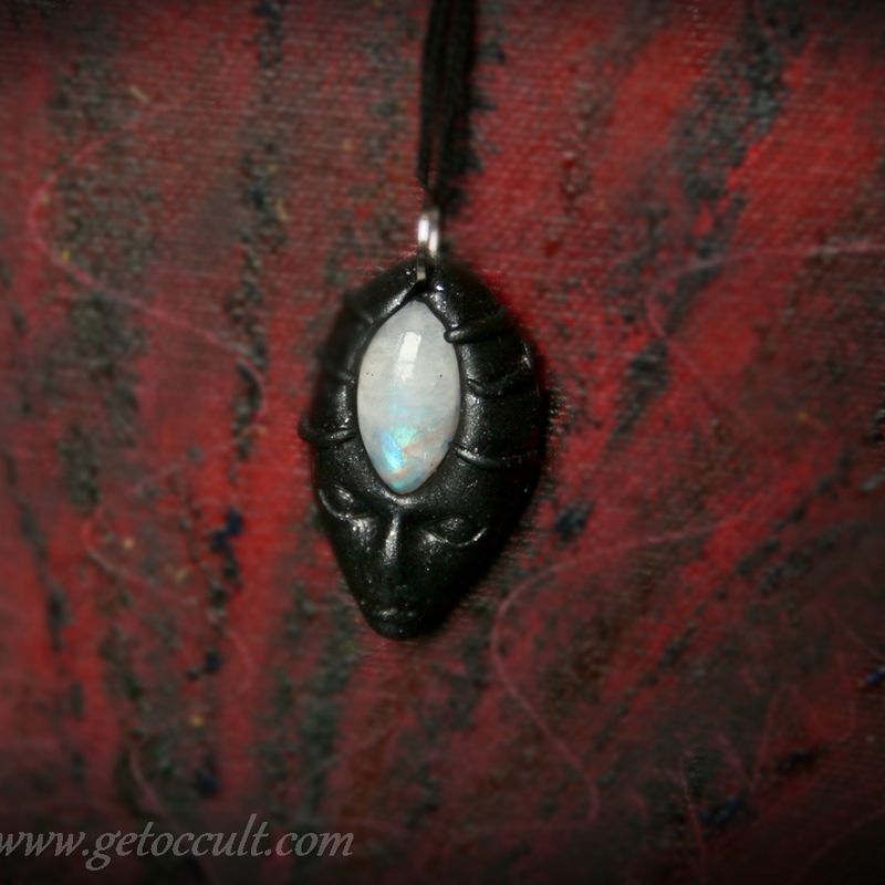 Moonstone pendant amulet