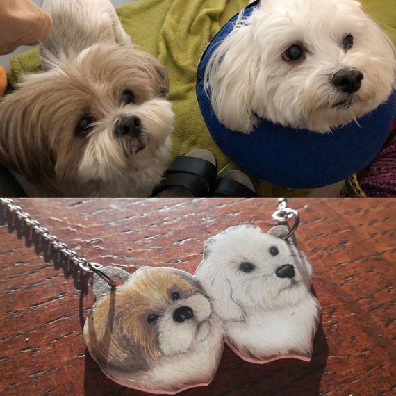 Custom pet jewelry, custom necklace, pet necklace, pet jewelry, pet drawing, custom necklace, custom jewelry, shrink plastic, handdrawn pet art, handdrawn jewelry