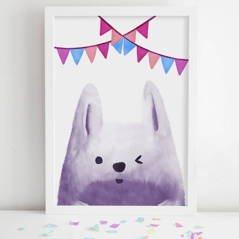 Bunny nursery, woodland nursery decor