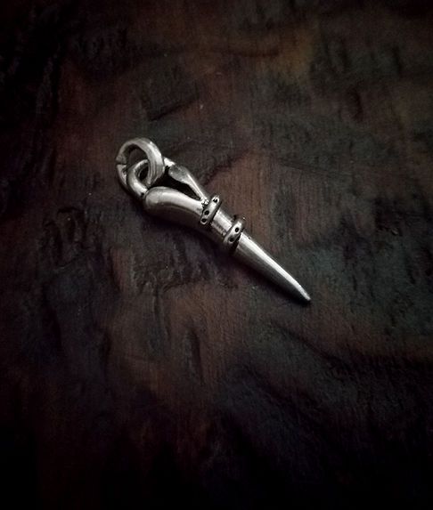 Sterling Silver "Be Still My Wrapped Heart" Pendant