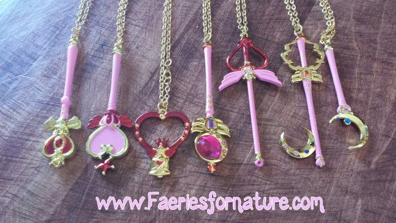 Sailor Moon Senshi Charm Magical Girl Necklaces