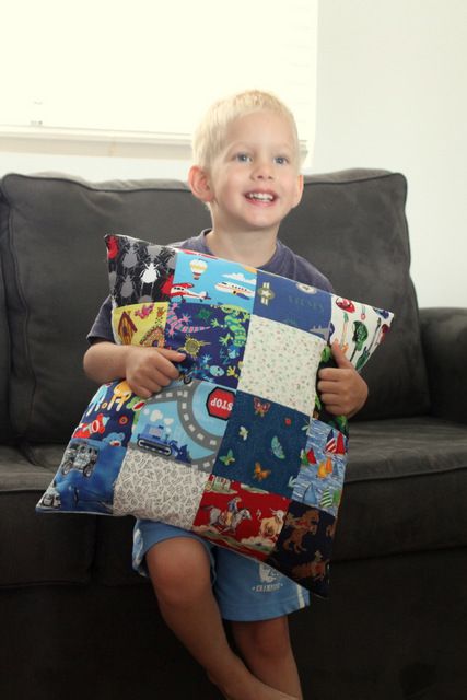 Patchwork: how to make a pillowcase